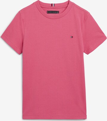 TOMMY HILFIGER T-shirt 'ESSENTIAL' i rosa: framsida