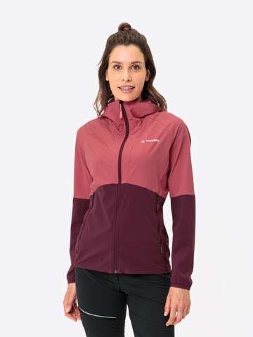 VAUDE Outdoor jacket in Purple: front