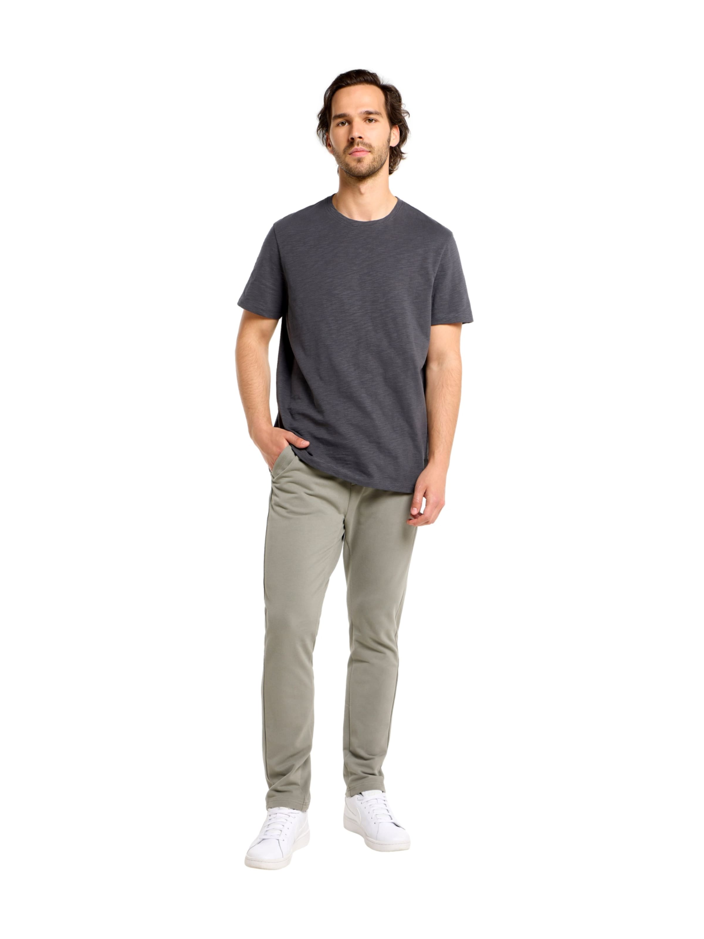 Elbsand Regular Trousers 'Jonte' in Beige