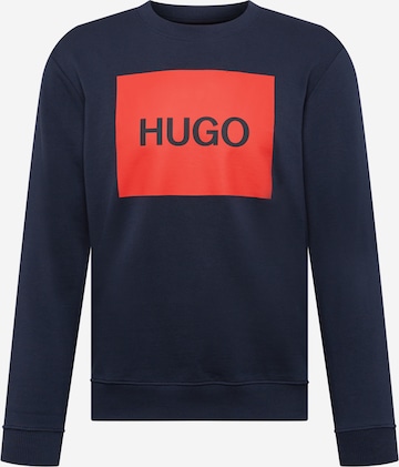 HUGOSweater majica 'Duragol' - plava boja: prednji dio