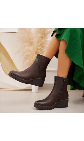 Ital-Design Stiefelette in Braun