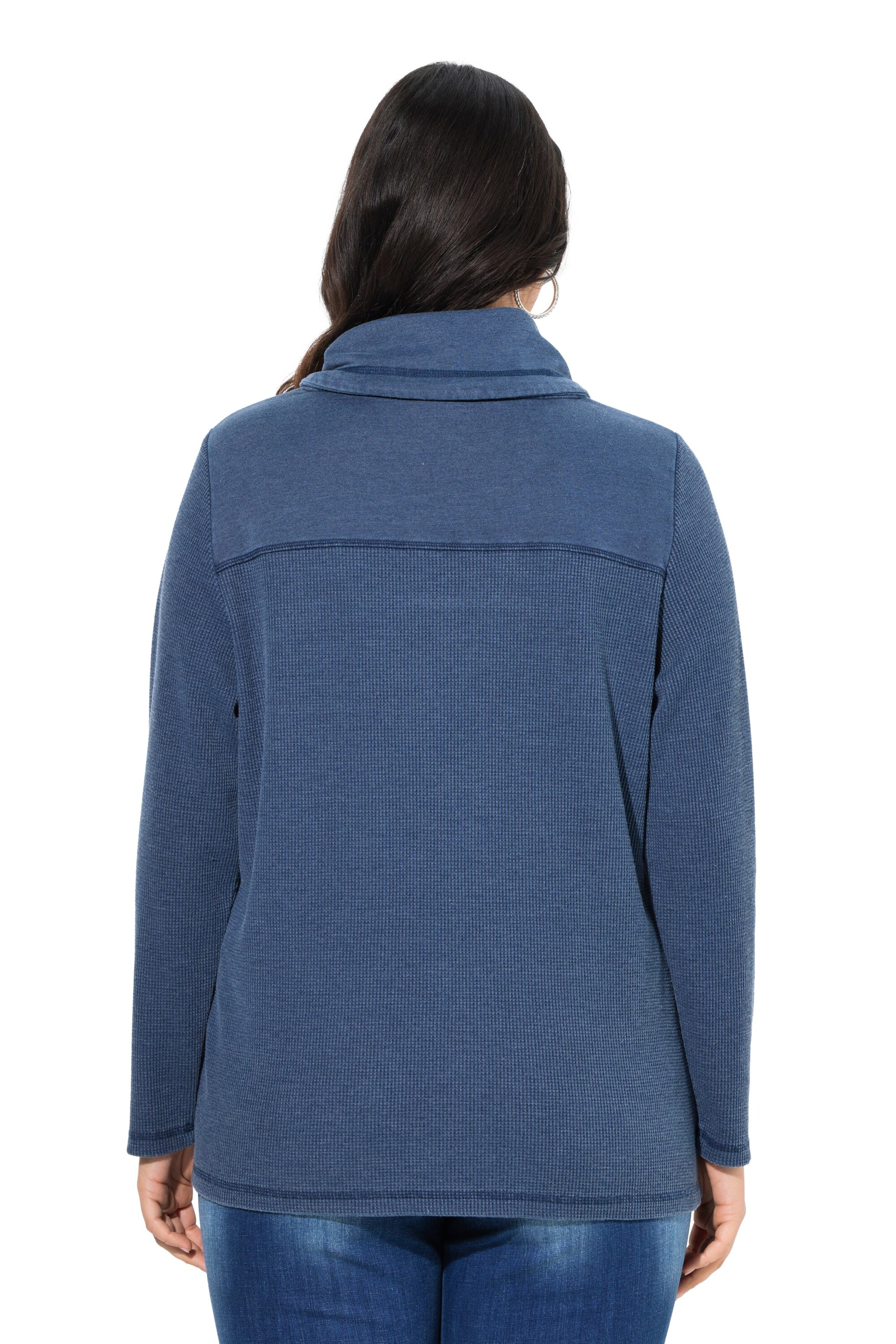 Bluză de molton de la Ulla Popken pe albastru