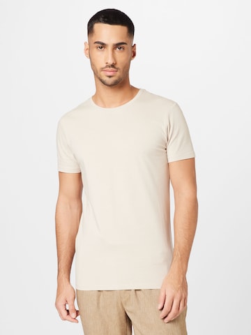 Casual Friday Shirt 'David' in Beige: front