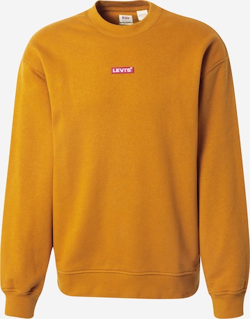 LEVI'S ® Sweatshirt 'Relaxed Baby Tab Crew' in Braun: predná strana