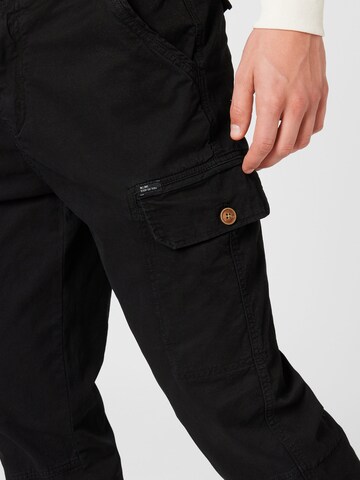 BLEND - Tapered Pantalón cargo 'Nan' en negro