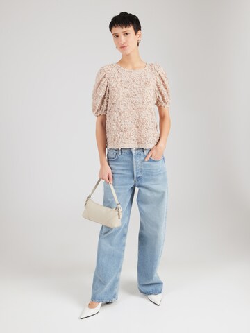 Chemisier 'Rino' Lindex en beige