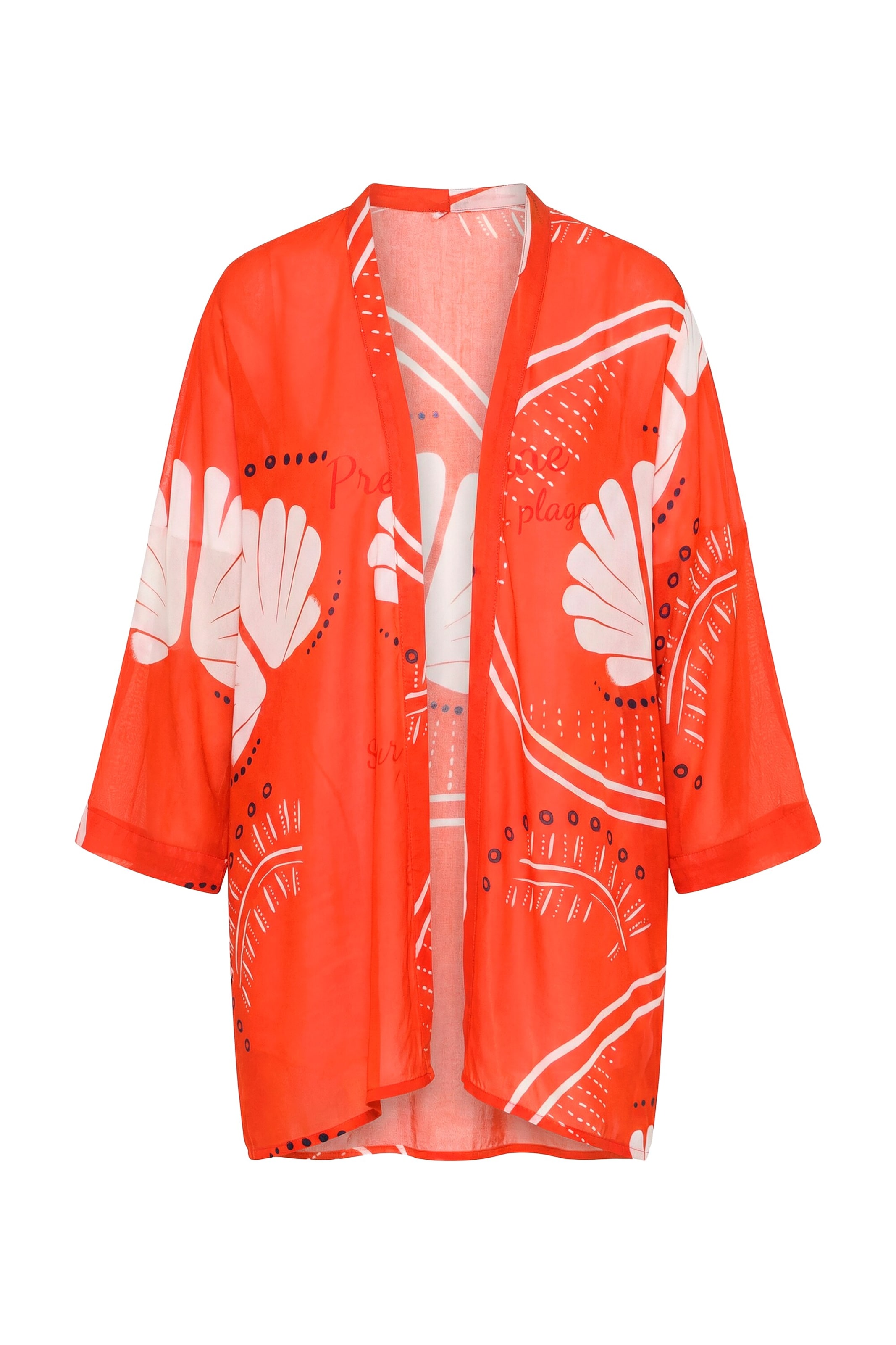 Angel of Style Kimono in Orange: front