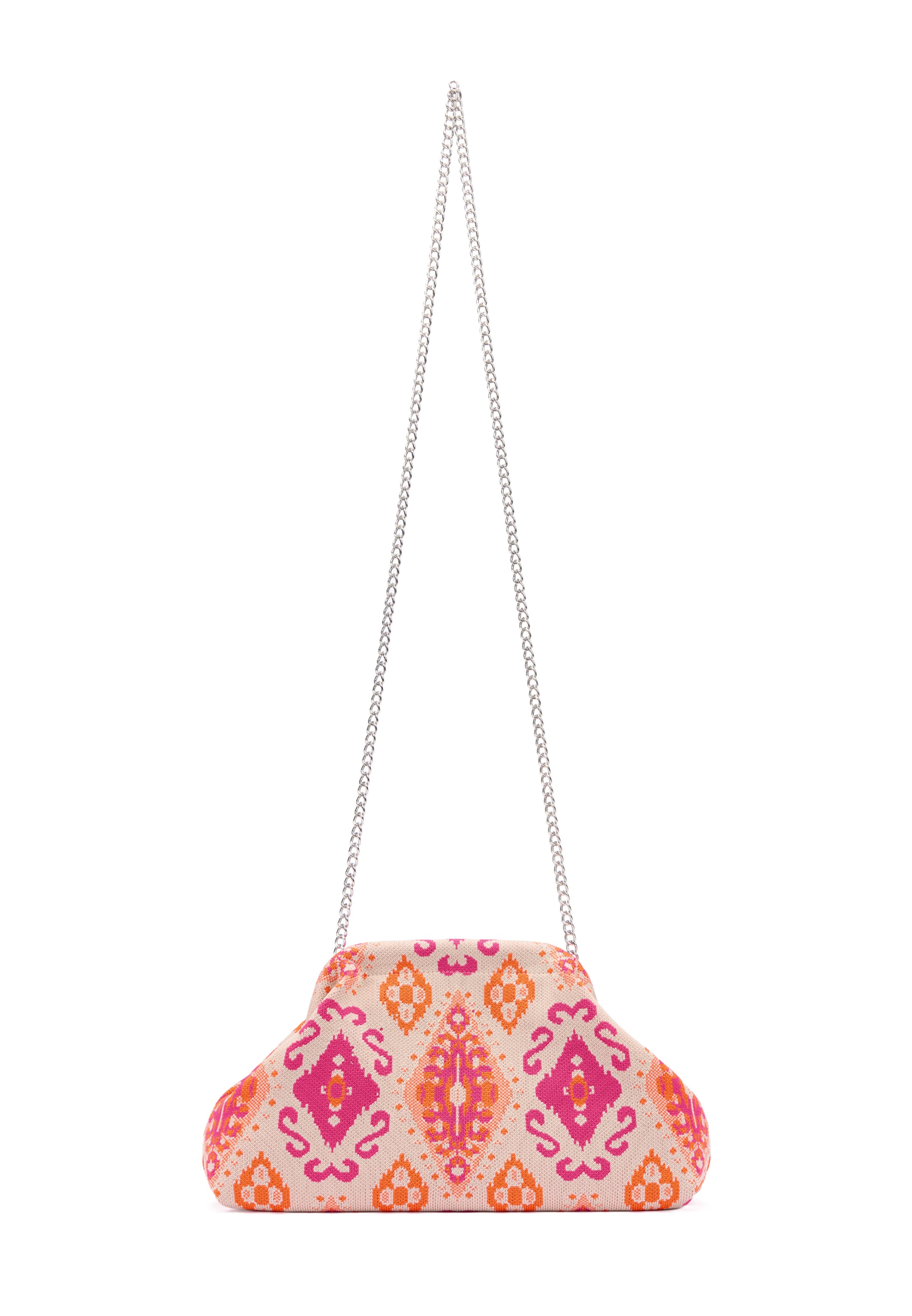 IZIA - Bolso de noche en beige: frente