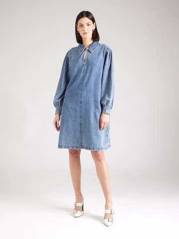 Soft Rebels Dress 'Keira' in Blue: front