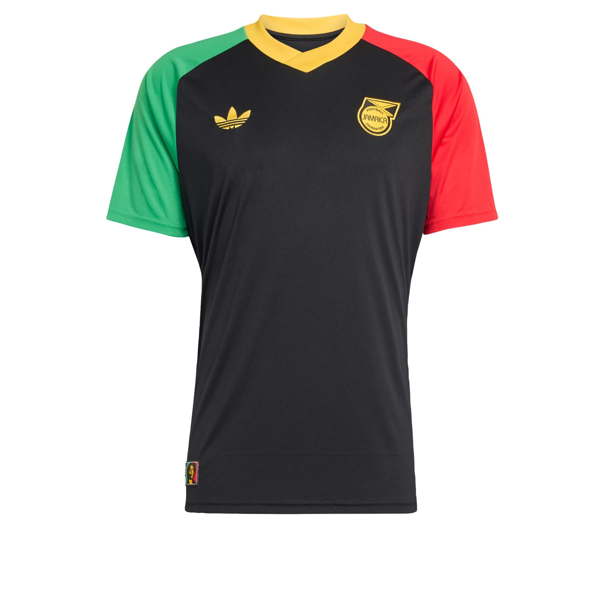 ADIDAS PERFORMANCE Maillot 'Jamaika 26 x Bob Marley' en jaune / vert / rouge / noir, Vue avec produit