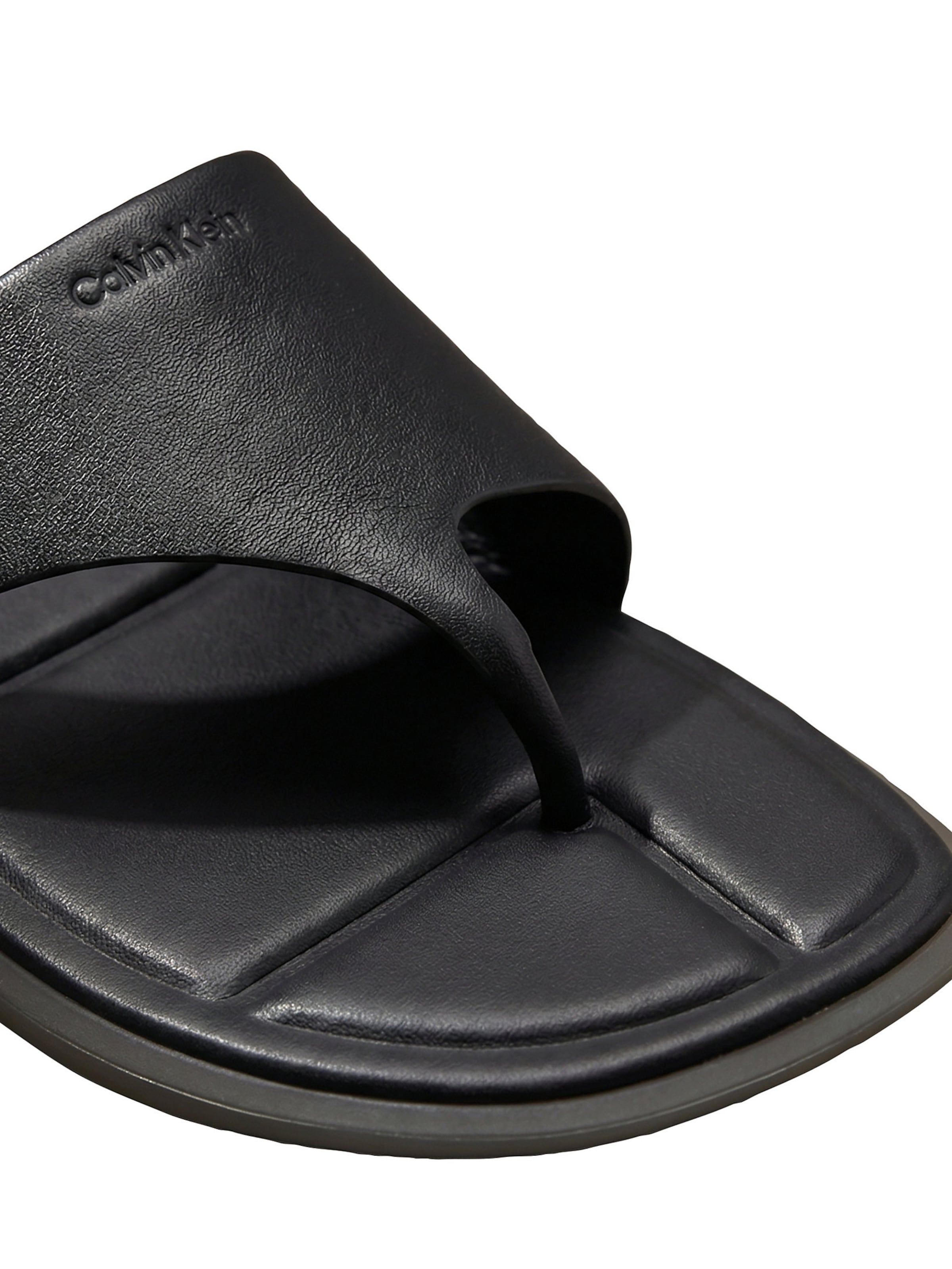 Calvin Klein Zehentrenner 'Carla' in Schwarz