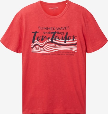 TOM TAILOR T-Shirt in Rot: predná strana