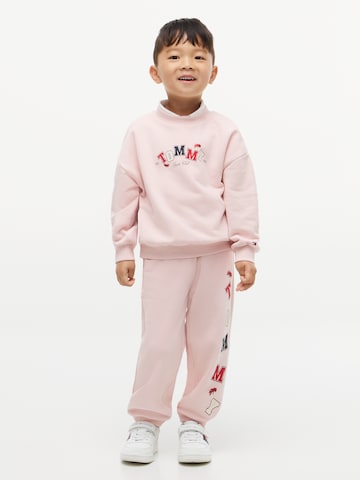Tapered Pantaloni di TOMMY HILFIGER in rosa