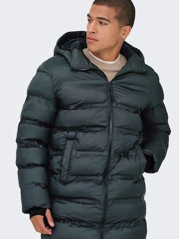 Only & Sons Winter jacket 'ONSUNION' in Black