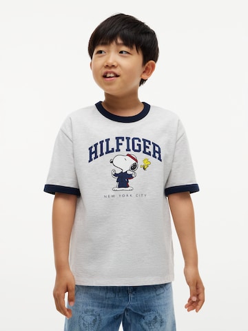 TOMMY HILFIGER Koszulka 'PEANUTS' w kolorze szary