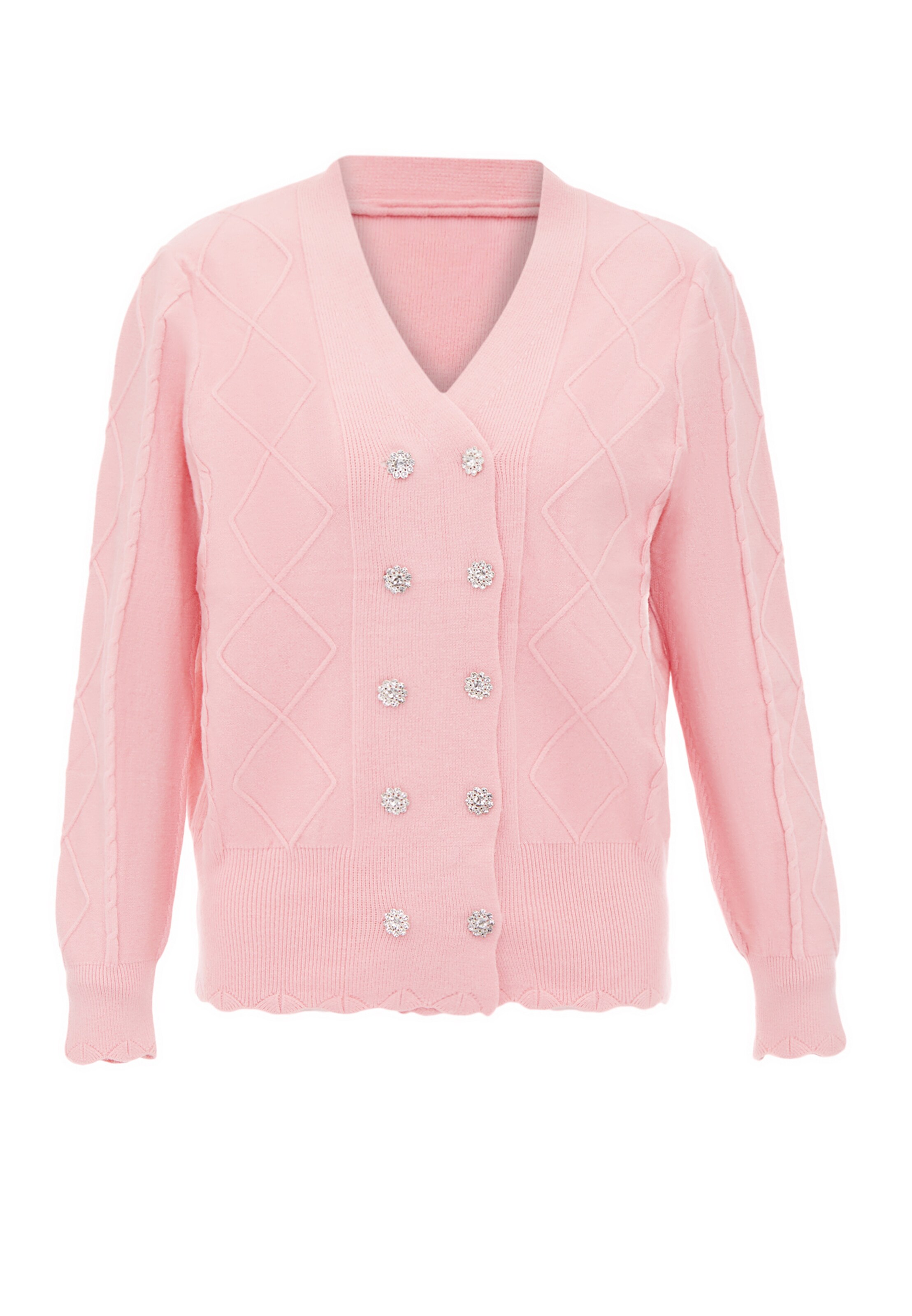 carato Knit cardigan in Pink: front