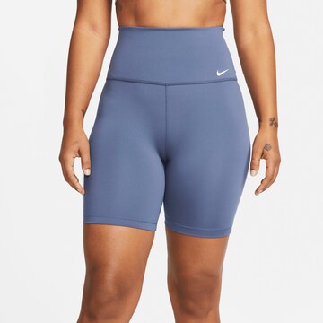 NIKE Skinny Sportshorts 'ONE' in Blau