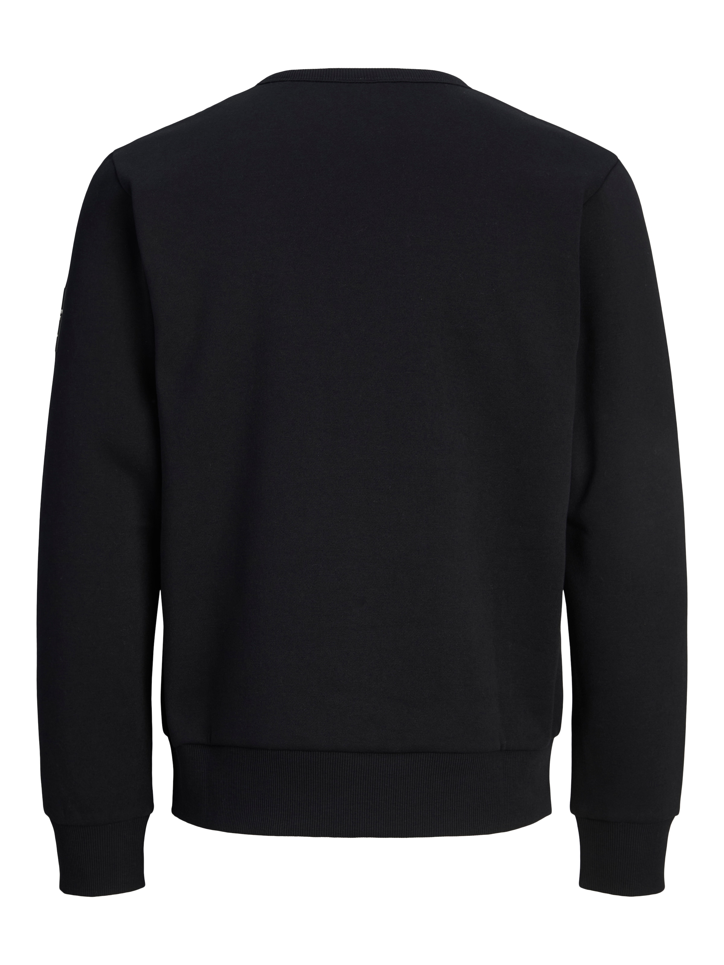 Jack & Jones Plus Sweatshirt 'JJCLEVELAND' i sort