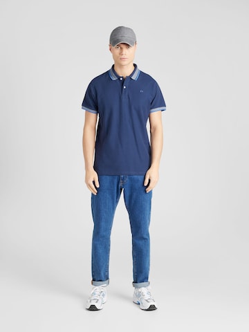 BLEND Poloshirt in Blau