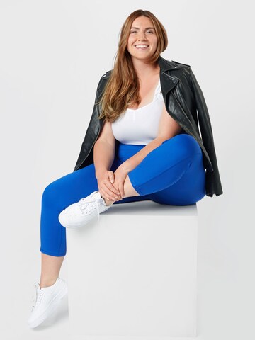 Lauren Ralph Lauren Plus Skinny Leggings 'VARLYN' in Blauw