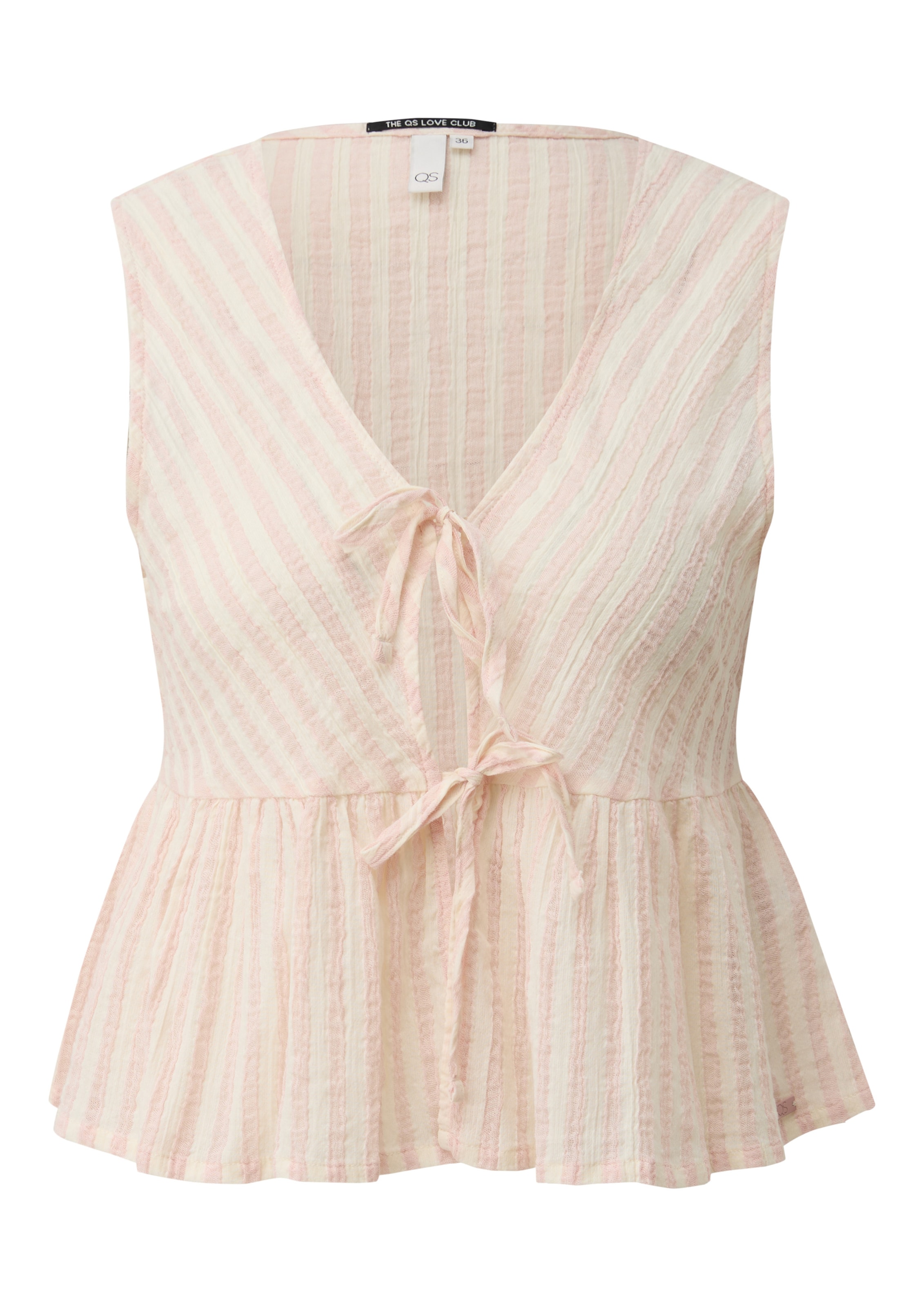 Chemisier QS en rose : devant