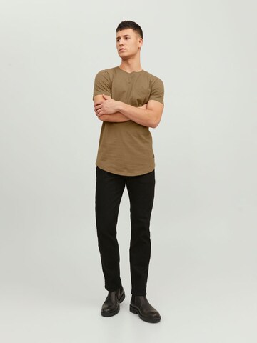 JACK & JONES T-Shirt 'Noa' in Braun