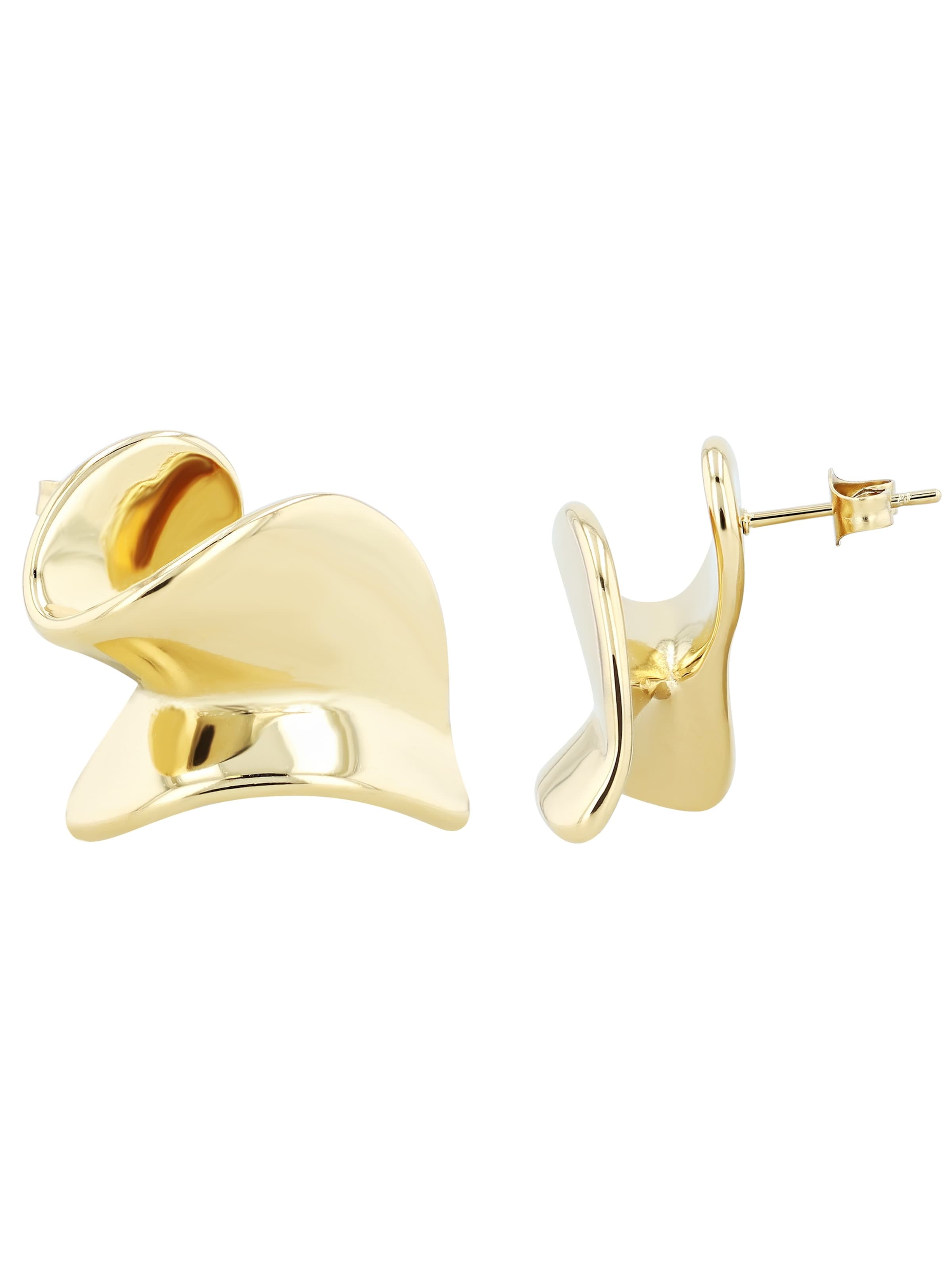 Akzent Earrings 'Valentine, langlebig' in Gold: front