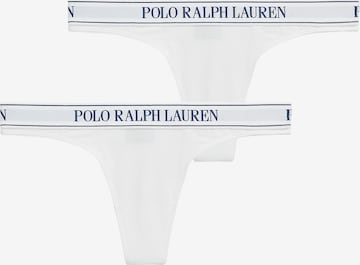 String 'Polo Essentials' Polo Ralph Lauren en blanc : devant