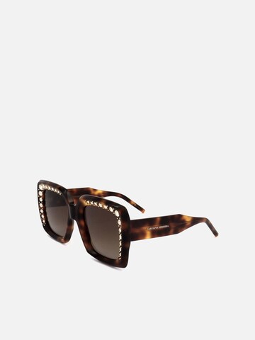 Carolina Herrera - Gafas de sol en marrón: frente