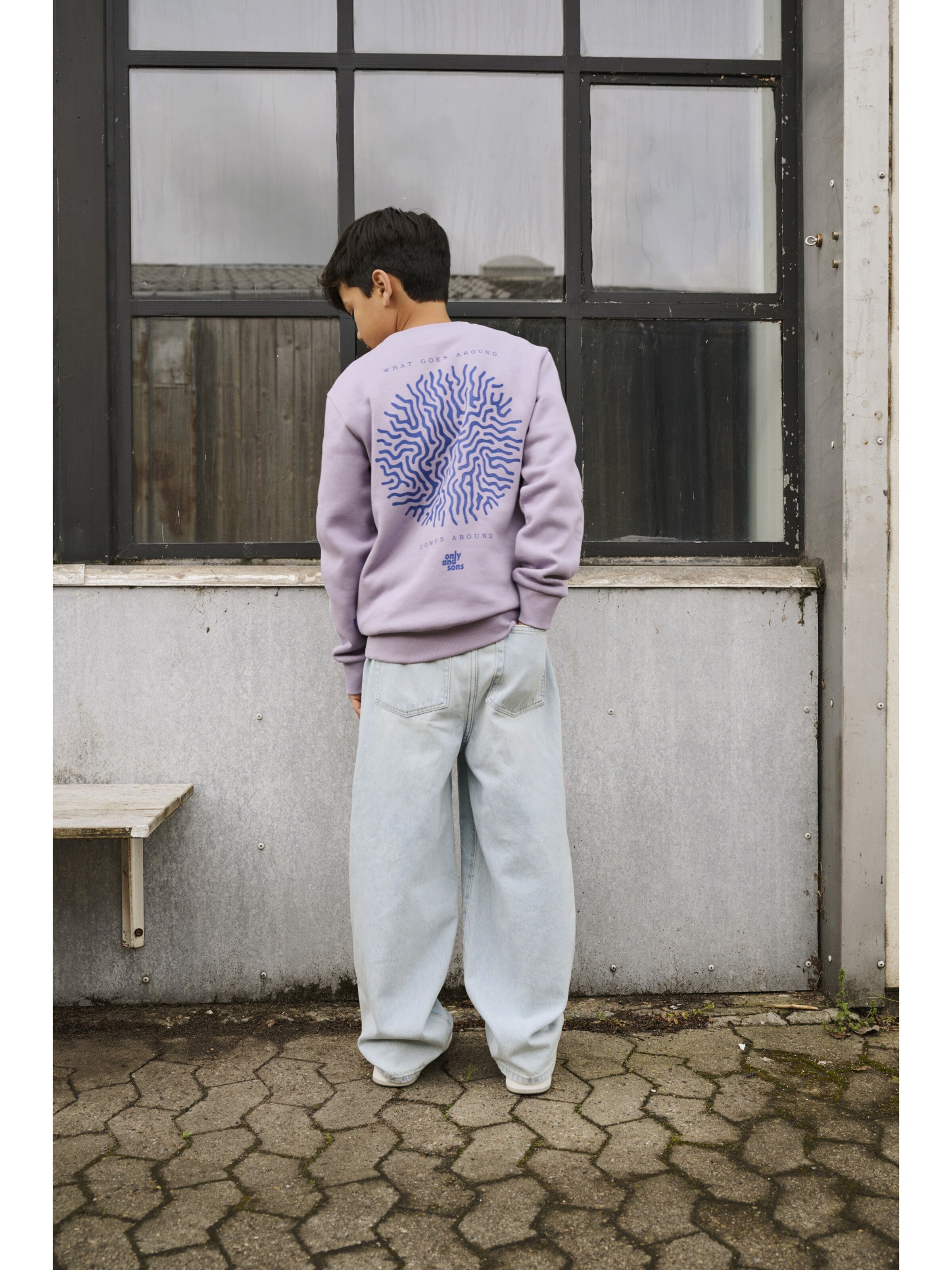 Only & Sons Sweatshirt 'OSJCERES'‌‌‌‌‌‌ in Lila