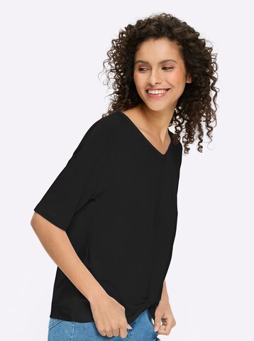 heine T-shirt i svart