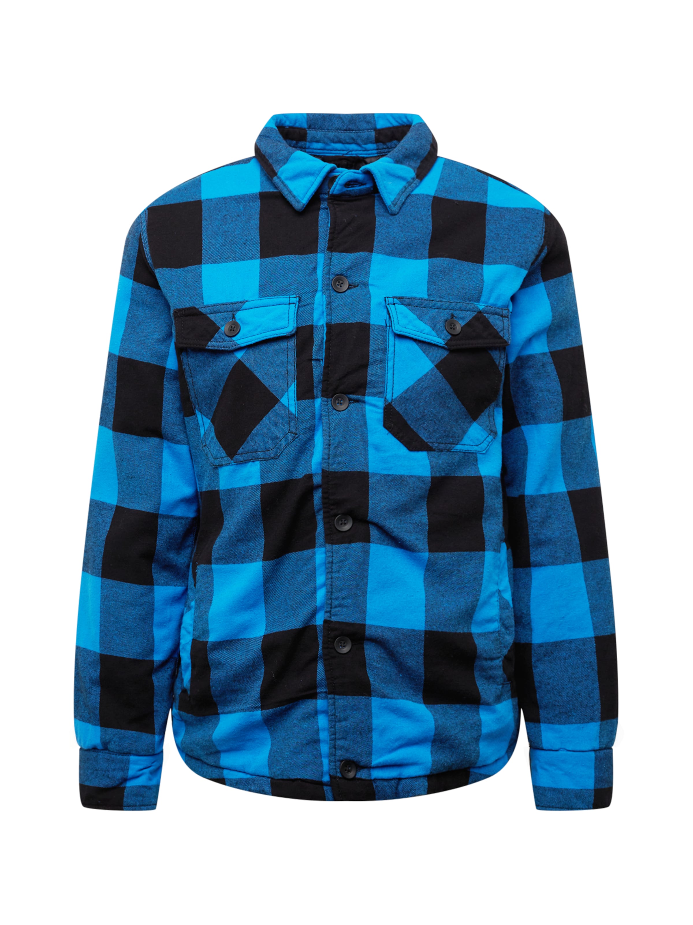 Brandit Regular fit Преходно яке в синьо: отпред