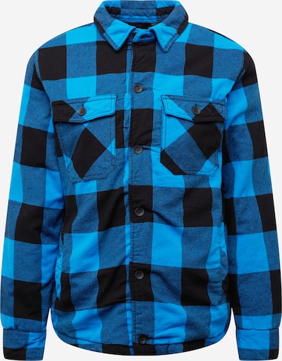 Brandit Between-Season Jacket in marine blue / Cyan blue / Black, Item view