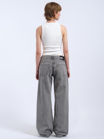 Dr. Denim Regular Jeans 'Rhue Low Wide' in Grey