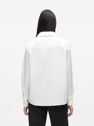 Camicia da donna di Karl Lagerfeld in bianco