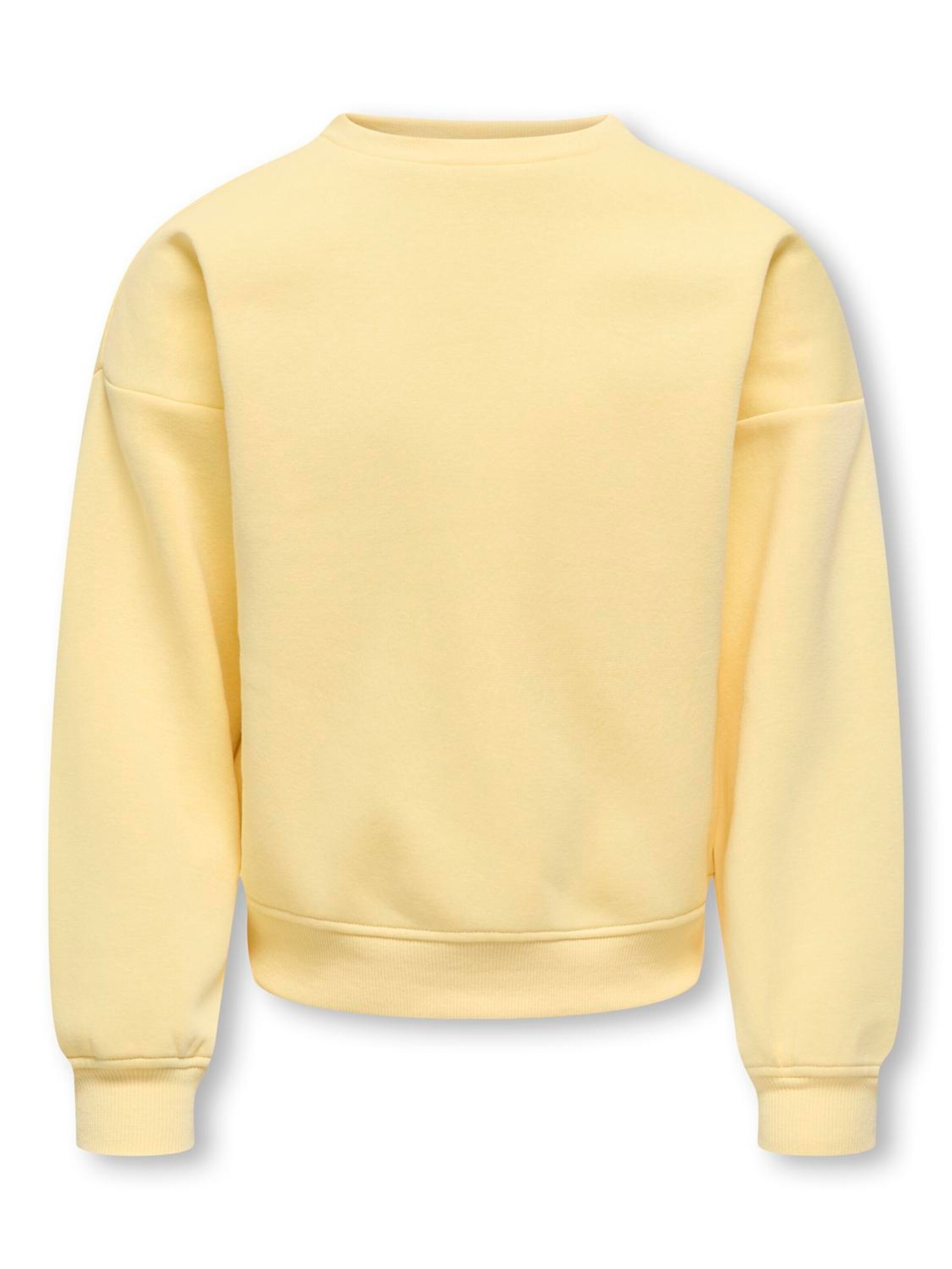 Bluză de molton 'Sweatshirt Kogsweat' de la KIDS ONLY GIRL pe galben: față