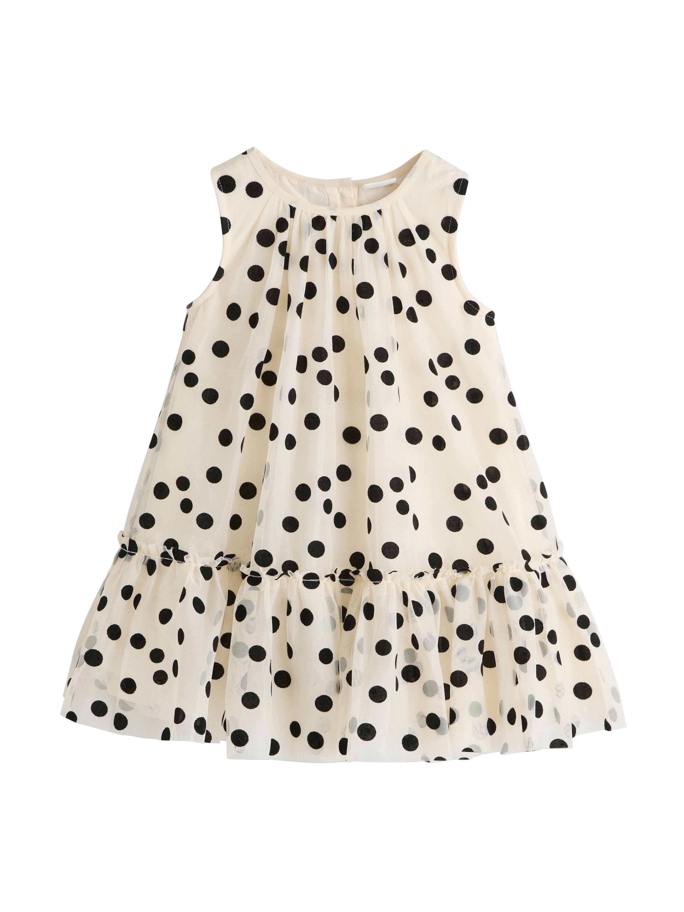 Next Jurk in Beige: voorkant