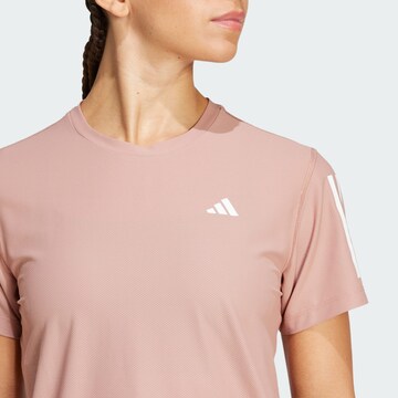T-shirt fonctionnel 'Own The Run' ADIDAS PERFORMANCE en rouge
