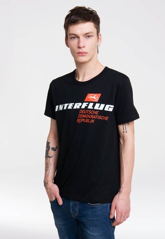 LOGOSHIRT Shirt 'Interflug DDR' in Mixed colors: front