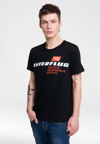 LOGOSHIRT Shirt 'Interflug DDR' in Mixed colours: front
