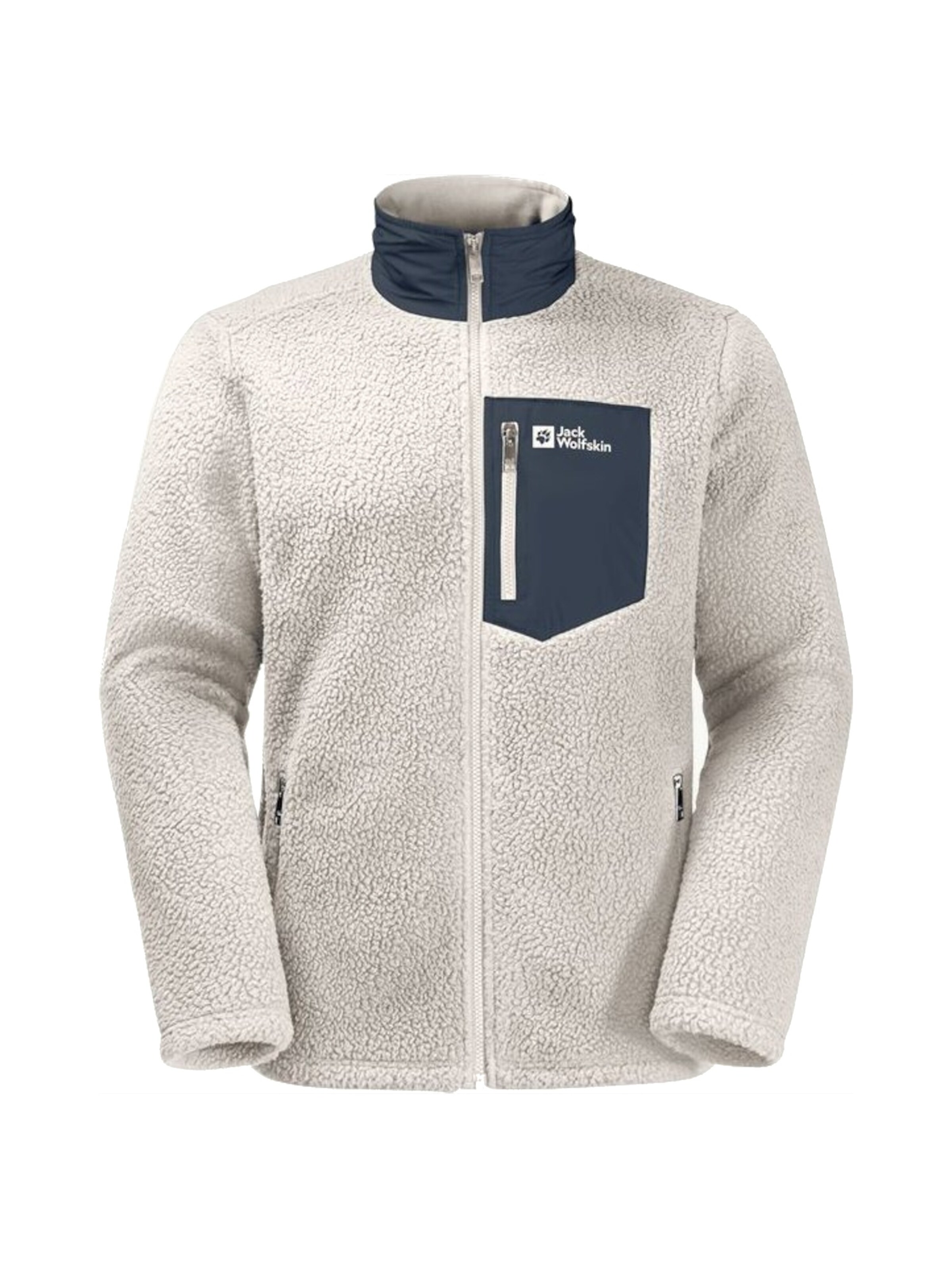 JACK WOLFSKIN Fleece Jacket 'Jack Wolfskin Kingsway Fleece M' in S in White, Item view