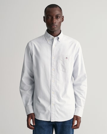 GANT Regular fit Button Up Shirt in Blue: front