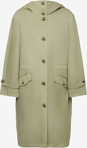 ESPRIT Between-Seasons Coat in Green: front