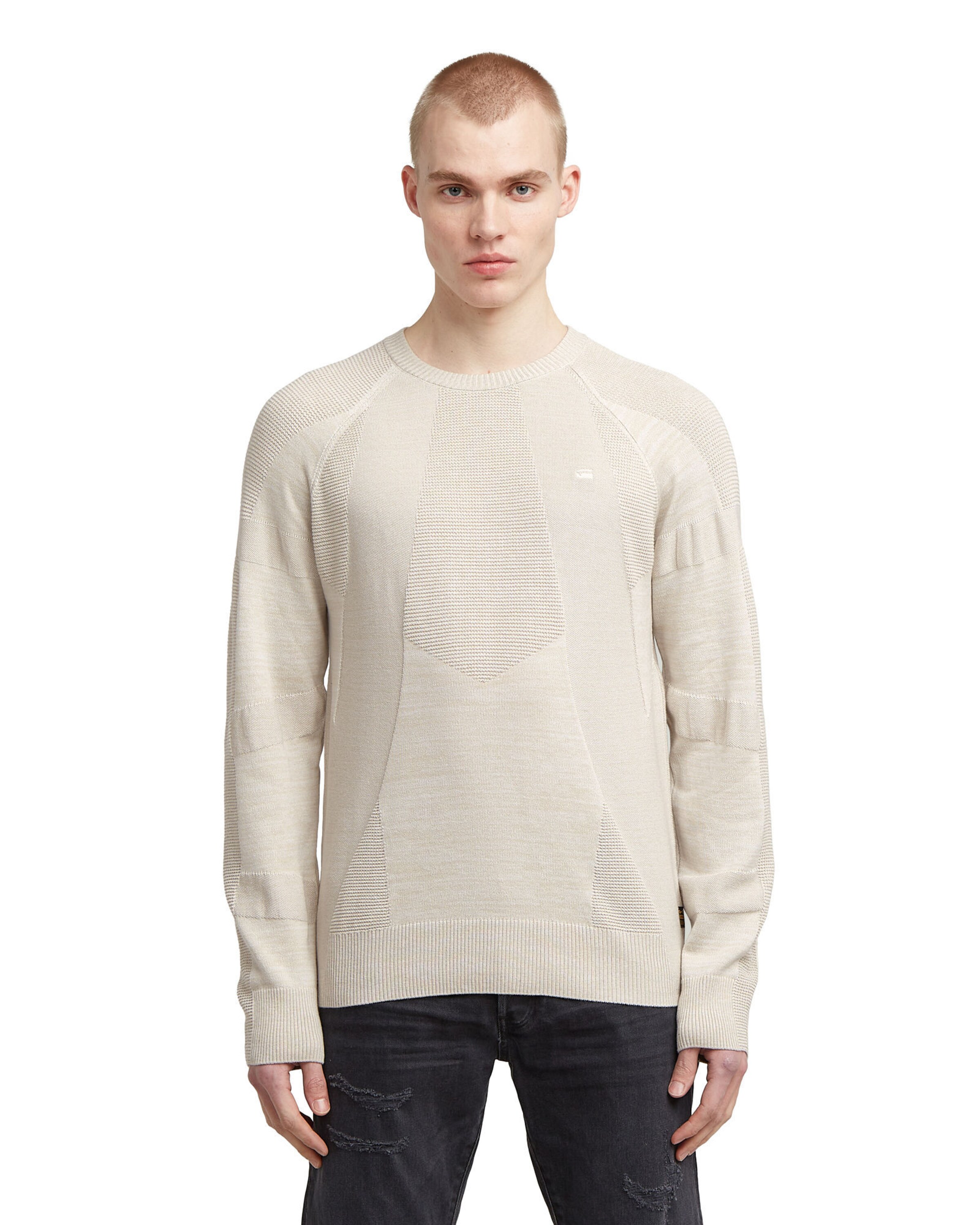 G-STAR Trui in Wit: voorkant