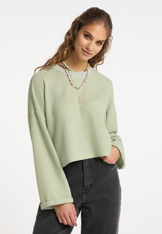 Sweat-shirt IZIA en vert : devant