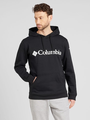 Sweat de sport COLUMBIA en noir : devant