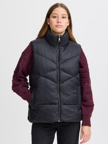 ICHI Bodywarmer 'IH ZORANA' in Zwart: voorkant