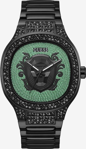 GUESS Analoog horloge ' KINGDOM ' in Groen: voorkant