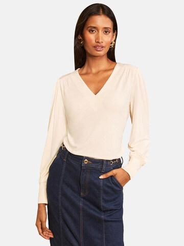 love & roses Bluse i beige: forside