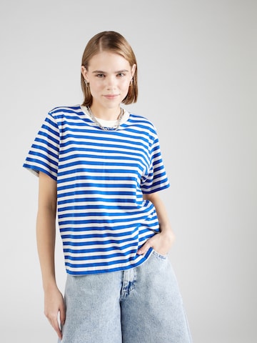 T-shirt 'LIVINA' ONLY en bleu : devant